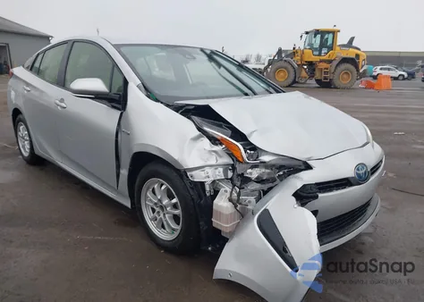 2019 Toyota Prius Le z USA, uszkodzony, nr VIN JTDKARFU0K3096587